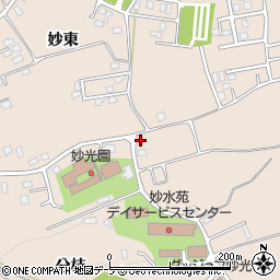 青森県八戸市妙水上21周辺の地図