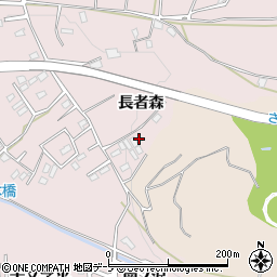 青森県八戸市田面木長者森7-25周辺の地図