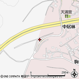 青森県八戸市中居林周辺の地図