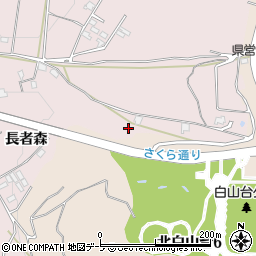 青森県八戸市田面木長者森9周辺の地図