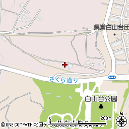 青森県八戸市田面木長者森13周辺の地図