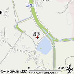 青森県八戸市八幡（堤下）周辺の地図