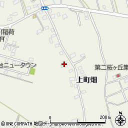 青森県八戸市大久保上町畑周辺の地図