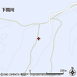 青森県三戸郡五戸町扇田上関川周辺の地図