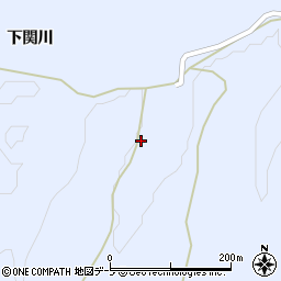 青森県五戸町（三戸郡）扇田（上関川）周辺の地図
