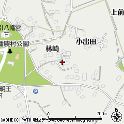 青森県八戸市八幡林崎周辺の地図