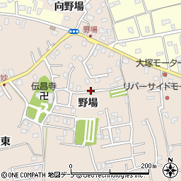 青森県八戸市妙野場周辺の地図