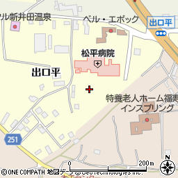 松平病院周辺の地図
