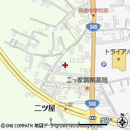 青森県八戸市沢里二ツ屋1-32周辺の地図