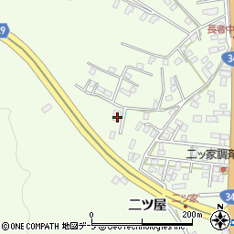 青森県八戸市沢里二ツ屋1-121周辺の地図
