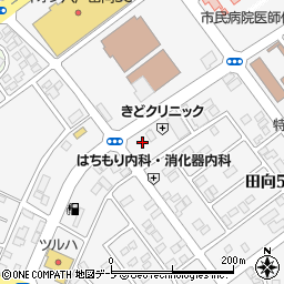 ハッピー調剤薬局八戸田向南店周辺の地図