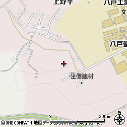 青森県八戸市田面木上野平90周辺の地図