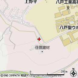 青森県八戸市田面木上野平91周辺の地図