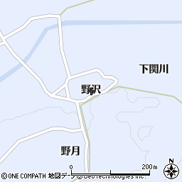 青森県三戸郡五戸町扇田野沢周辺の地図