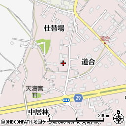 青森県八戸市中居林仕替場20周辺の地図