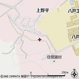 青森県八戸市田面木上野平93-4周辺の地図