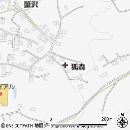 青森県八戸市糠塚狐森周辺の地図