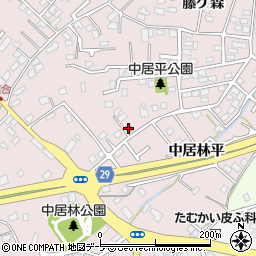 八戸中居林郵便局 ＡＴＭ周辺の地図