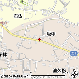 青森県八戸市妙坂中周辺の地図