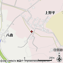 青森県八戸市田面木上野平84-1周辺の地図