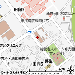 八戸地域広域市町村圏事務組合消防本部周辺の地図