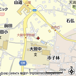 青森県八戸市新井田市子林10周辺の地図
