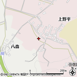 青森県八戸市田面木上野平84周辺の地図