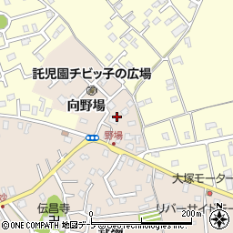 青森県八戸市妙向野場周辺の地図