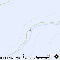 青森県十和田市滝沢上指久保周辺の地図