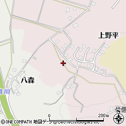 青森県八戸市田面木上野平84-3周辺の地図
