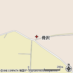 青森県八戸市鮫町骨沢周辺の地図
