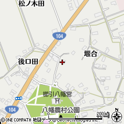 青森県八戸市八幡林崎9周辺の地図