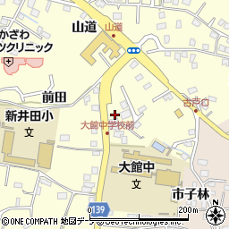 青森県八戸市新井田市子林14周辺の地図