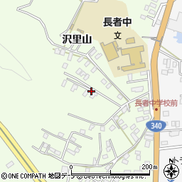 青森県八戸市沢里沢里山周辺の地図