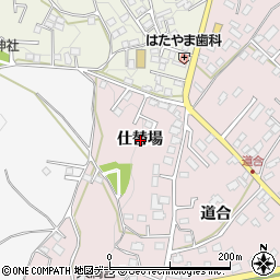 青森県八戸市中居林仕替場周辺の地図