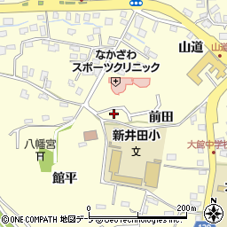 青森県八戸市新井田館平19-3周辺の地図
