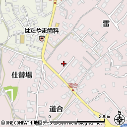 青森県八戸市中居林雷3周辺の地図