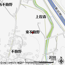 青森県平川市碇ヶ関古懸（東不動野）周辺の地図