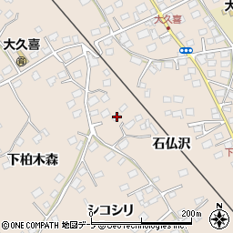 青森県八戸市鮫町石仏沢25周辺の地図