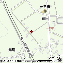 青森県八戸市櫛引前田22-1周辺の地図