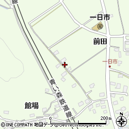 青森県八戸市櫛引前田22周辺の地図