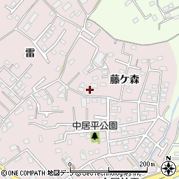 青森県八戸市中居林藤ケ森12-22周辺の地図