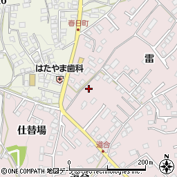 青森県八戸市中居林雷7周辺の地図