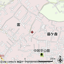 青森県八戸市中居林藤ケ森12-4周辺の地図