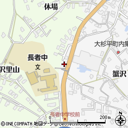 青森県八戸市糠塚蟹沢36-4周辺の地図