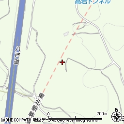 青森県八戸市櫛引ミタラセ周辺の地図