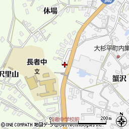 青森県八戸市糠塚蟹沢36-63周辺の地図