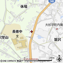 青森県八戸市糠塚蟹沢36-57周辺の地図