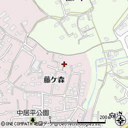 青森県八戸市中居林藤ケ森10-7周辺の地図