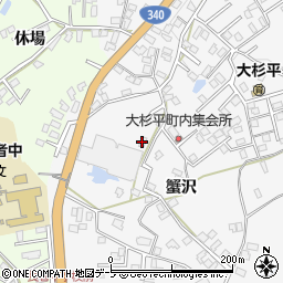 元沢寄宿舎周辺の地図
